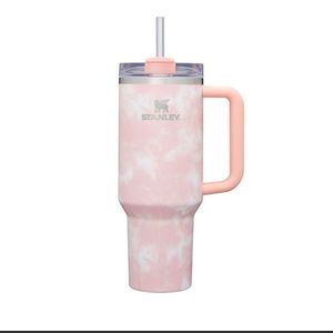 NEW Stanley 40oz Stainless Steel Adventure Quencher Tumbler Peach Tie Dye